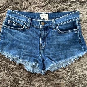 L’agence denim shorts